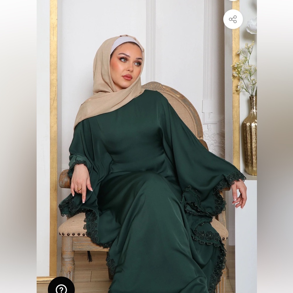 Butterfly abaya